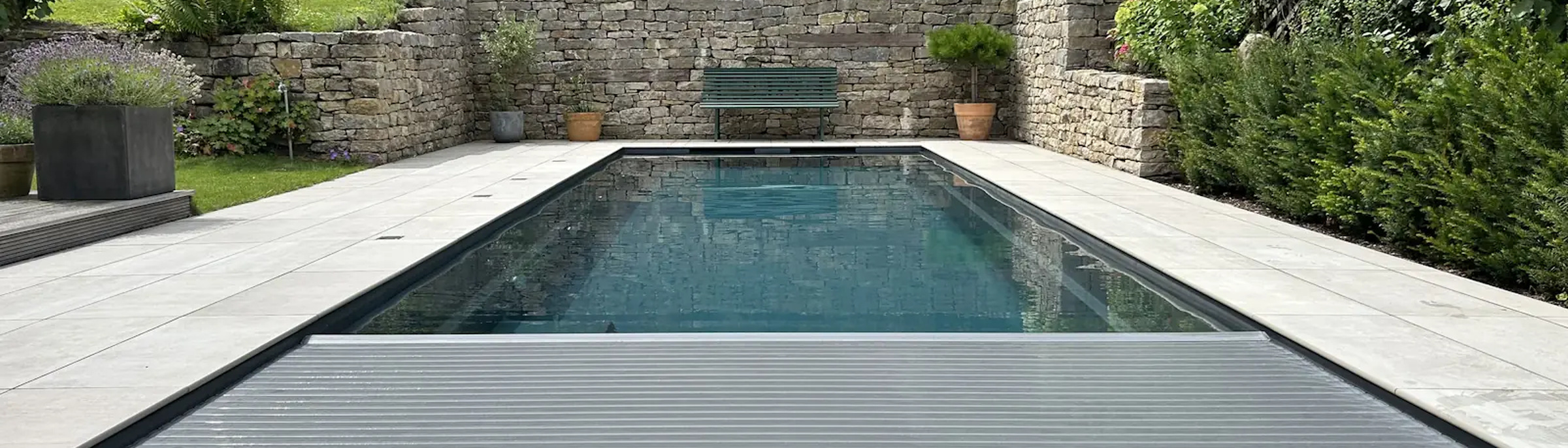 Piscina al capvespre
